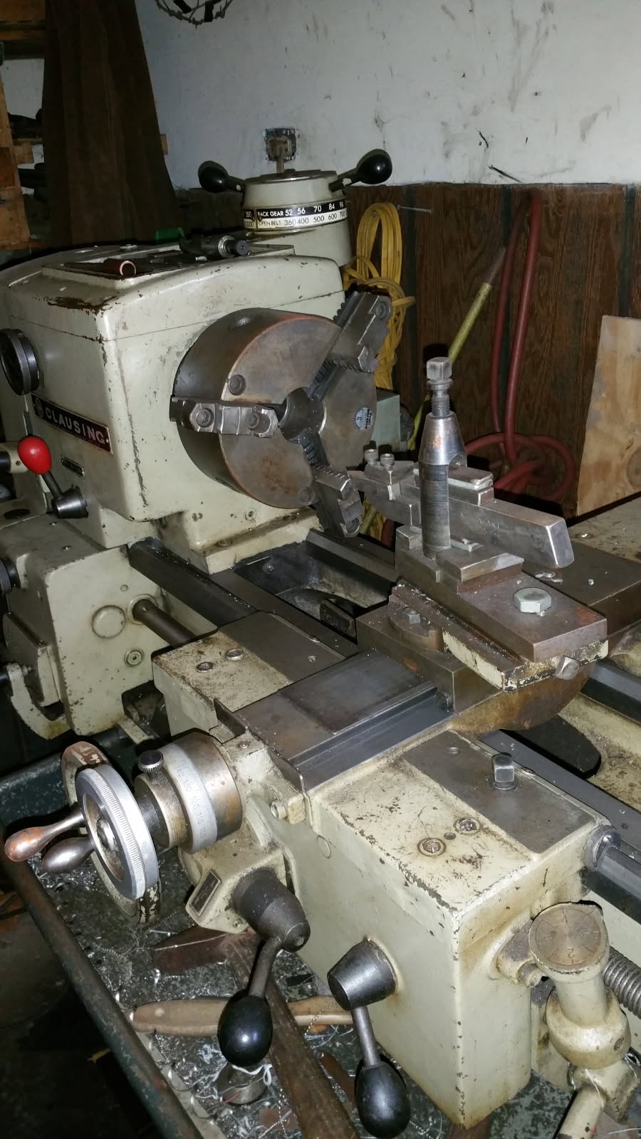 12" x 36" Clausing #5914, Engine Lathe, 7.25" socs, 1-3/8" hole thru spindle, 1.5 HP, 2000 RPM - Image 2