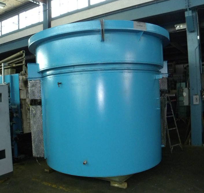 72" diameter x 72" Deep Flynn & Dreffein Pit Tempers, electric, 1400°F, excellent condition, (2 available) - Image 1