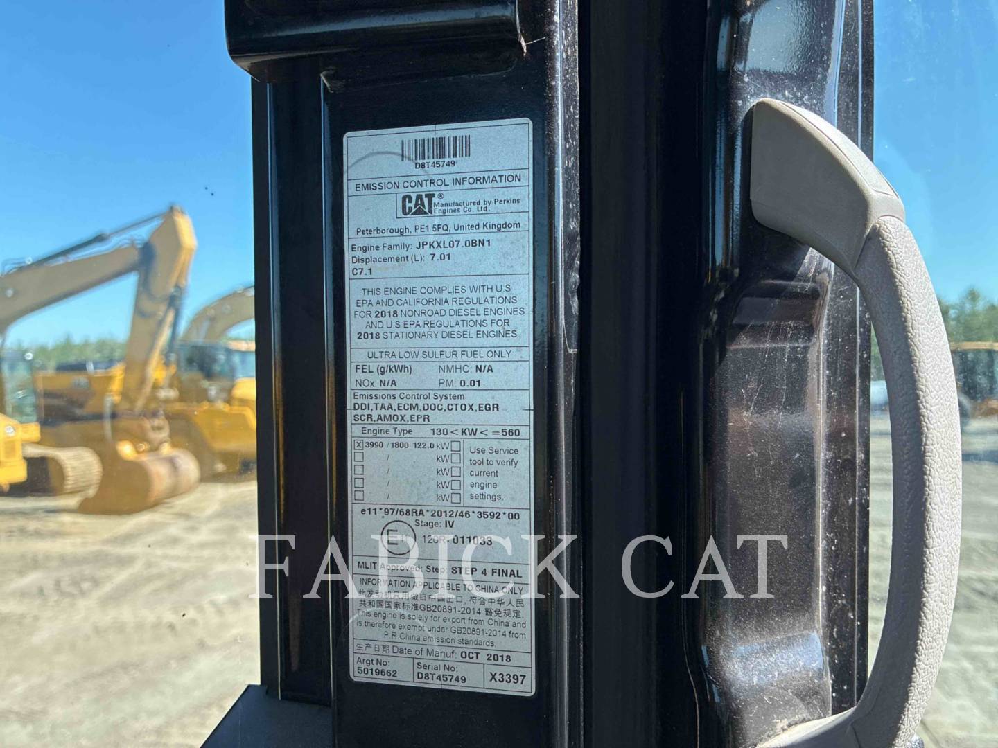Caterpillar 32307, 3208 hours, S/N: RAZ10266, 2019 - Image 8