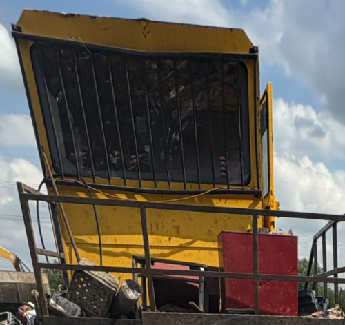 Sierra shear abler, 500 ton shearing force, 22" x 26" throat opening, 125 HP ABB motor - Image 2