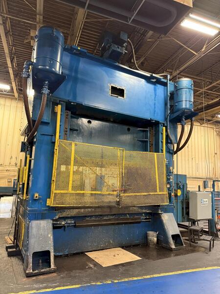 600 Ton, Minster #E2-600-120-60-Hevi-Stamper, Straight Side Press, 120" x 60" bed/ram, 16" stroke, 32" shut - Image 3
