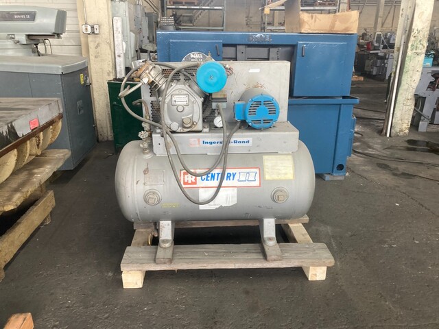 Ingersoll-Rand #242-56-3, Reciprocating Piston Air Compressor, 5 HP, 1725 RPM, 208-230/460 V. - Image 2