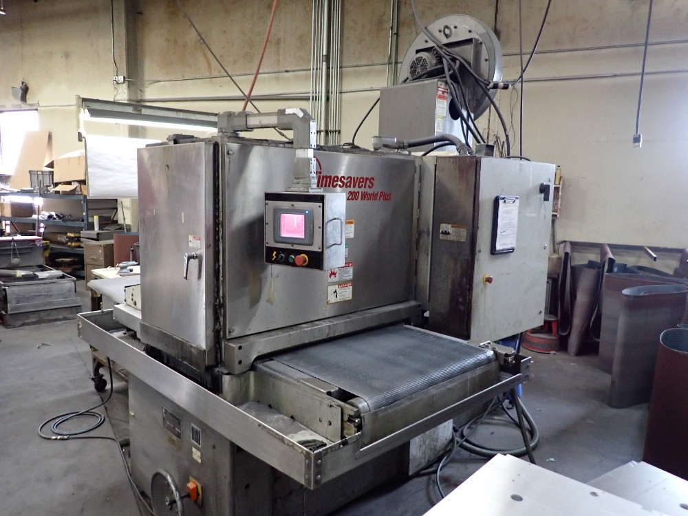 Timesavers #237-1MW, Wet Deburring Machine 9-1/2" Contact Drum Heavy Duty - Image 2