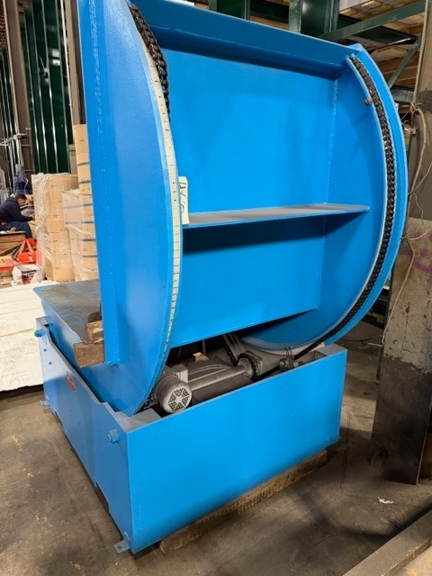 10,000 Lb. K & S, Mechanical Up-Ender, 60" outside dimension, 1 HP, 48" x48" platform - Image 3