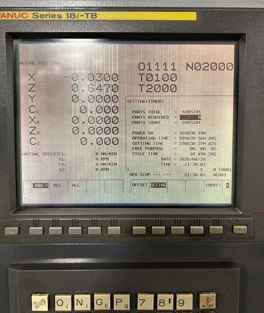 Star #SR-20RII, Swiss Type CNC Lathe, bar loader, 2004 - Image 3