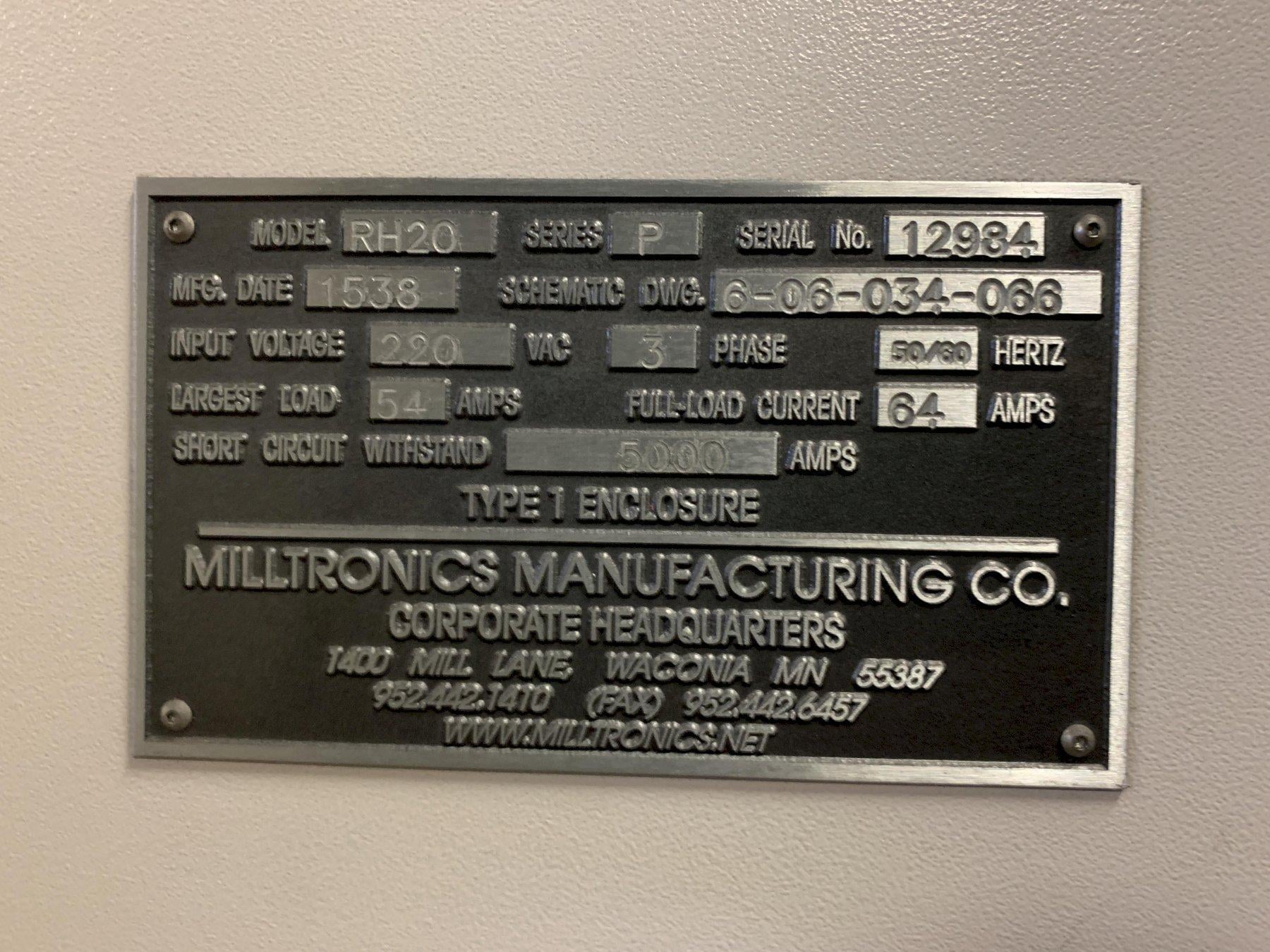 Milltronics #RH20, CNC Vertical Mill, 2015 - Image 10