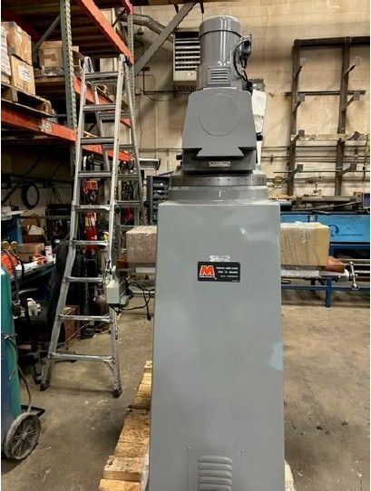Acra #LCTM1, vertical mill, 39" x16.3" x5" travel, 3 HP, 10" x54" table, 18.5" ram, 9.6-28.1" throat, 1-shot - Image 4