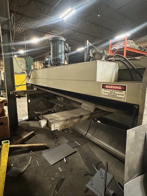 1/4" x 10' Accurshear #625010, Hydraulic Power Squaring Shear, 22 SPM, 20 HP, 36" Back Gauge, 1998 - Image 4