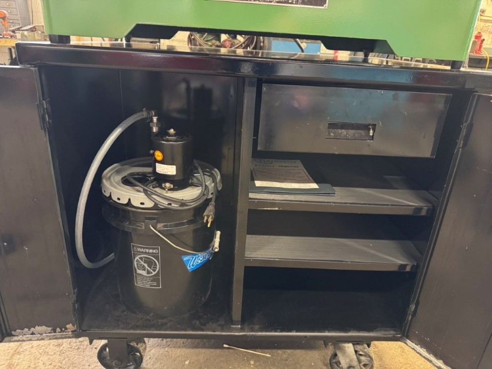 20" Lapmaster, open face, bench model, several plates available extra, timer, 3 rings (7-1/2" ID), pump - Image 8