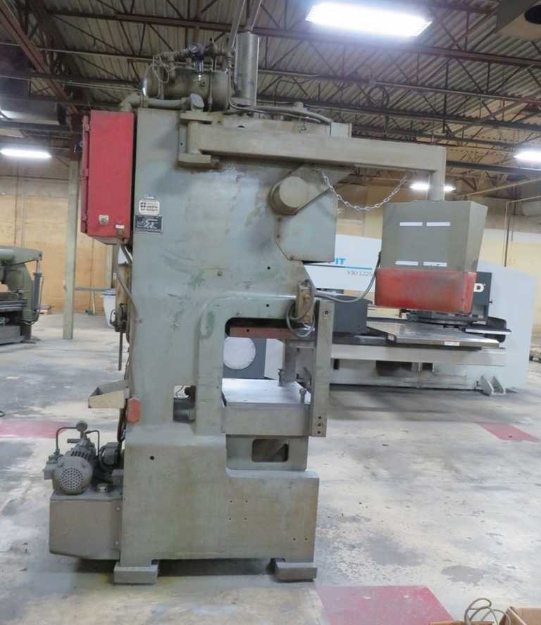 30 Ton, Oak #FP1-A, Fin Press, 1.5" stroke, air clutch & brake, 133-385 SPM - Image 7