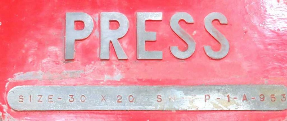 30 Ton, Oak #FP1-A, Fin Press, 1.5" stroke, air clutch & brake, 133-385 SPM - Image 10
