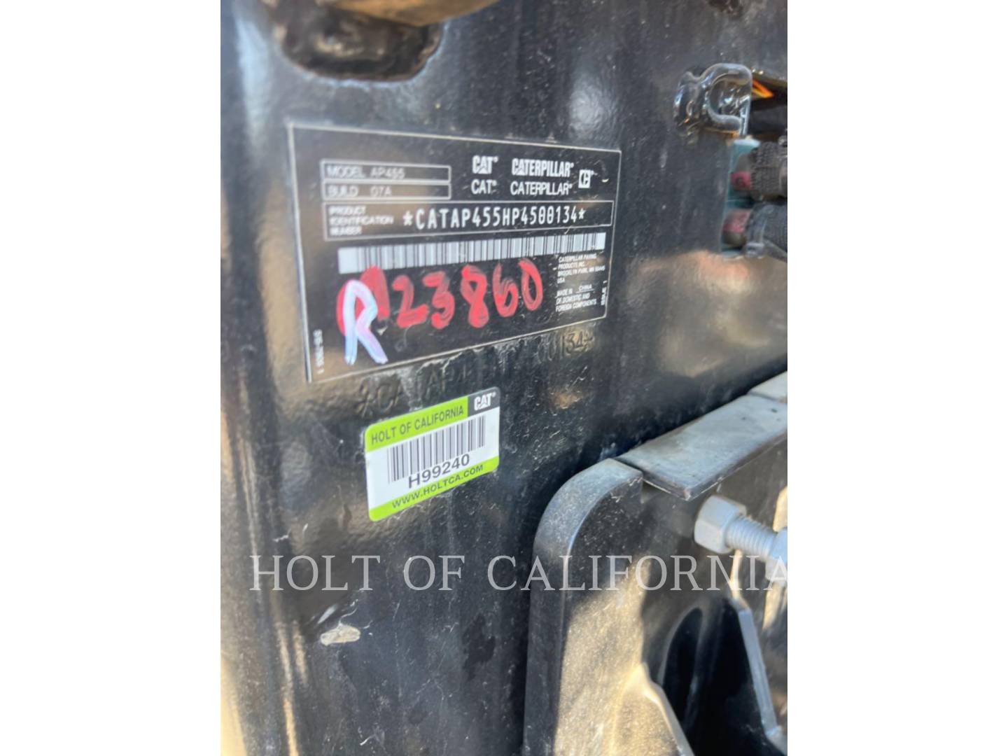 Caterpillar AP455, Asphalt Paver, 309 hours, S/N: P4500134, 2023 - Image 7