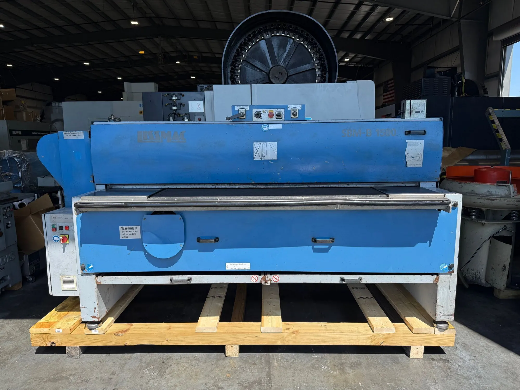 Lissmac #SBM-B-1500, deburring machine, 2007 - Image 1