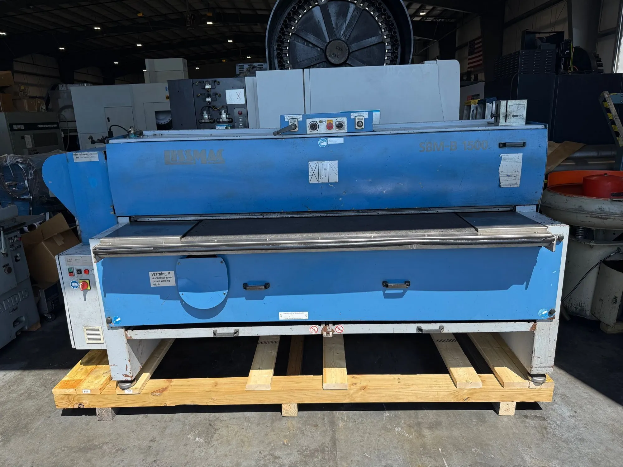 Lissmac #SBM-B-1500, deburring machine, 2007 - Image 2