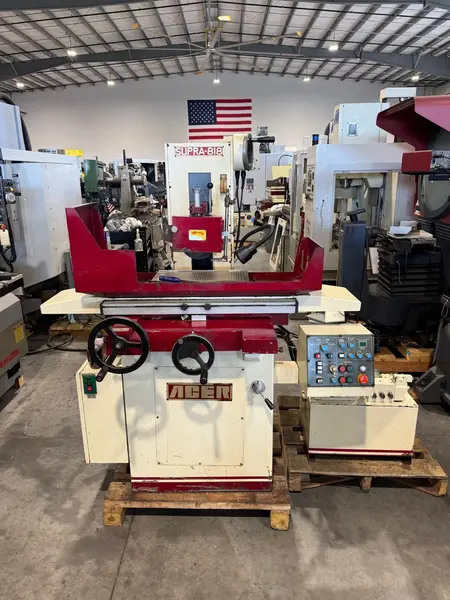8" x 18" Acer Supra-818, automatic surface grinder, 16-80 FPM, 8" x 3/4" x 1-1/4" wheel, overhead dresser - Image 2