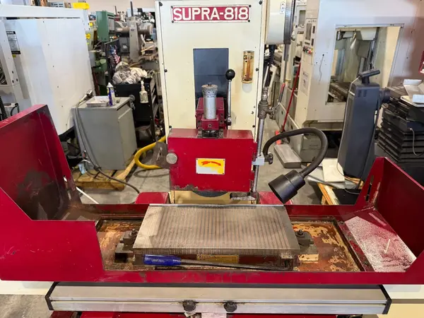 8" x 18" Acer Supra-818, automatic surface grinder, 16-80 FPM, 8" x 3/4" x 1-1/4" wheel, overhead dresser - Image 8