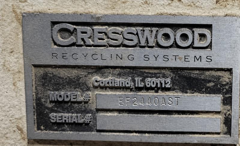 Cresswood #EF-24-40, hopper feed grinder/shredder/destroyer, includes conveyor, 2009 - Image 6
