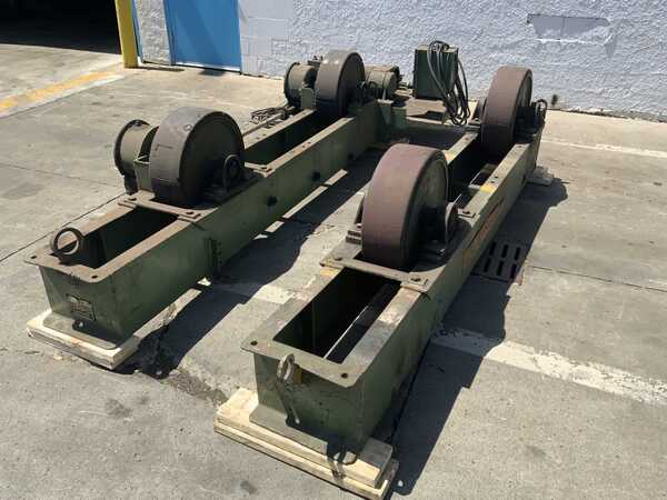 30 Ton, Ransome #BPRR, 60000 lb. tank turning rolls, 1 drive & 1 idler roll, SCR vari-speed - Image 2