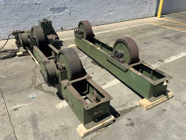 30 Ton, Ransome #BPRR, 60000 lb. tank turning rolls, 1 drive & 1 idler roll, SCR vari-speed - Image 9