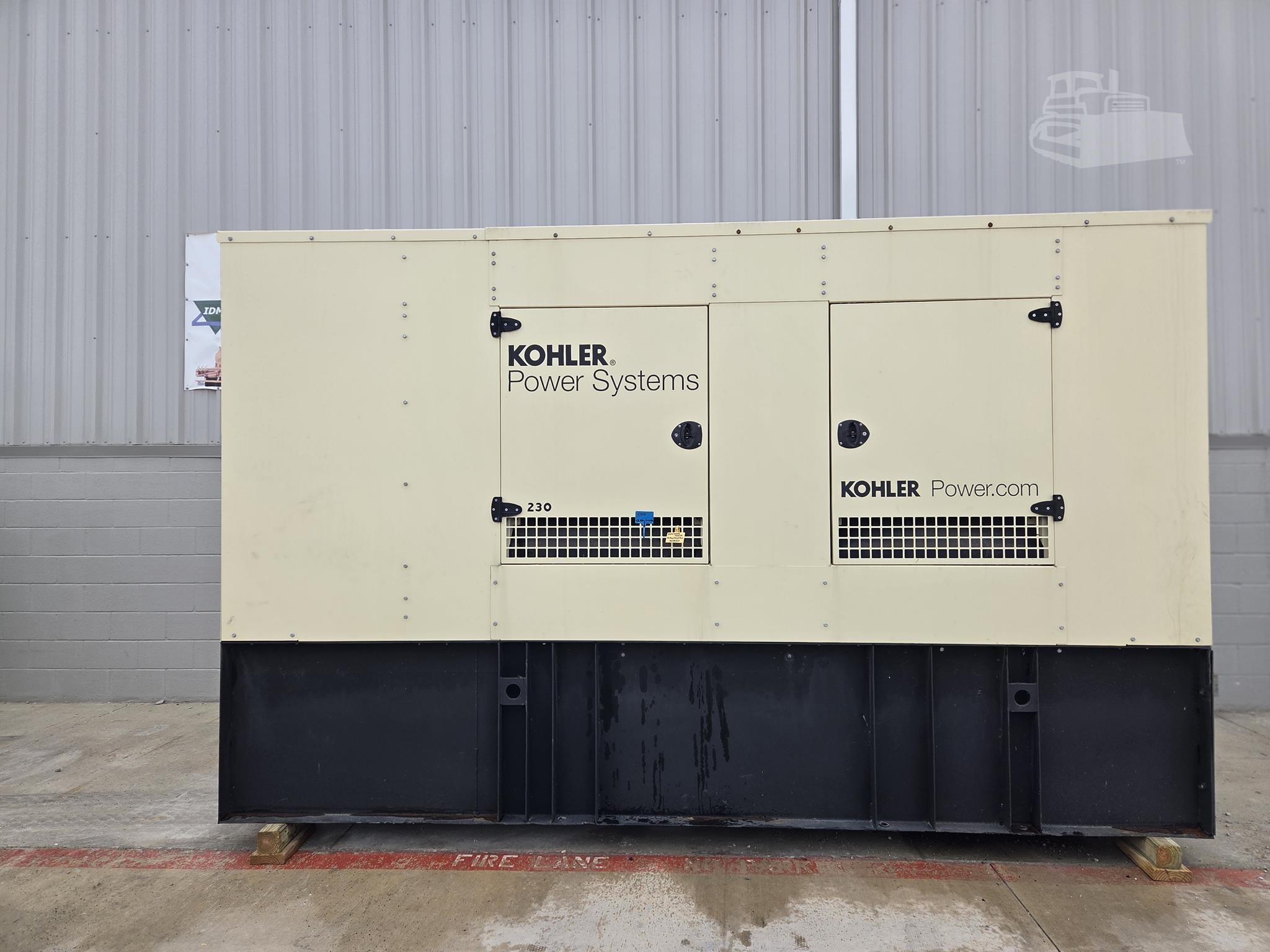 225 KW Kohler #230REOZJE, Diesel Generator Set, 277/480 Volts, John Deere 6090 engine, 1800 RPM, 3PH, 92 - Image 1