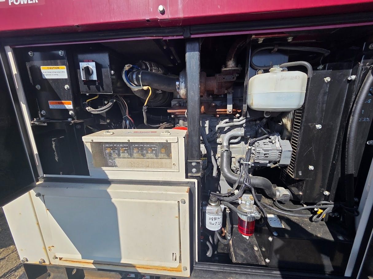 36 KW Shindaiwa #45, diesel generator set, 480 Volts, 3-phase - Image 4