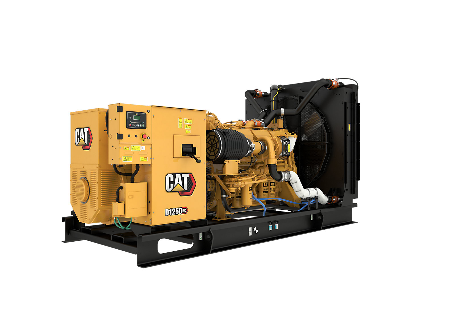 1250 KW Caterpillar #D1250GC, diesel generator set, 277/480 Volts, 3-phase, 1829 HP @ 1800 RPM, C32B engine - Image 2