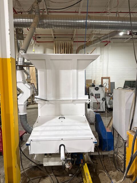 Vecoplan #RG-42/30, single shaft shredder, 42" x 48" opening, 30 HP, 2003 - Image 2