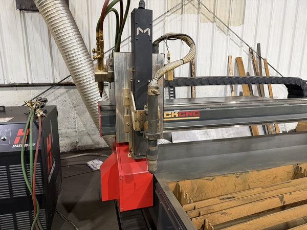 Maverick #MV612 Pro 6x12 table with Hypertherm Maxpro 200 plasma, oxy fuel torch, 2022 - Image 2