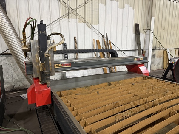 Maverick #MV612 Pro 6x12 table with Hypertherm Maxpro 200 plasma, oxy fuel torch, 2022 - Image 3