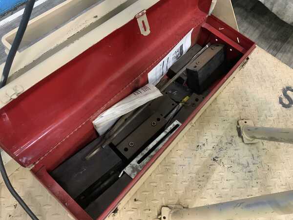 Victaulic #VG-412, orbital cut grooving tool, 4"-12" pipe capacity, mounted on portable stand - Image 6