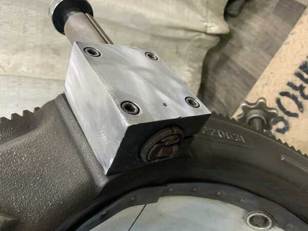 Victaulic #VG-412, orbital cut grooving tool, 4"-12" pipe capacity, mounted on portable stand - Image 8