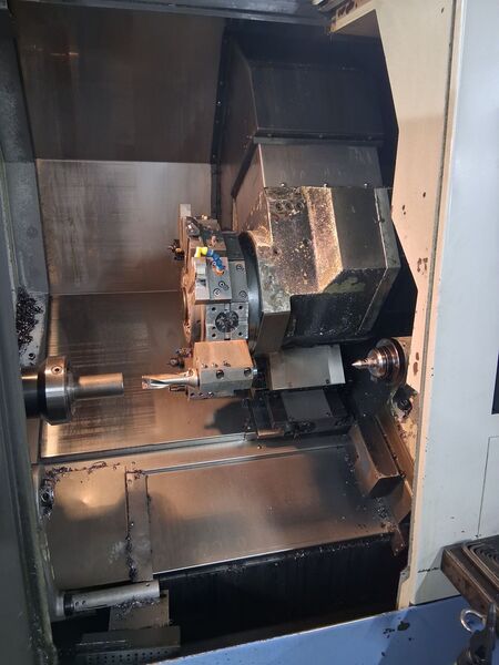Daewoo Doosan #Puma-2000Y, CNC lathe, 23.6" sw, 2.63" bar, 13" dia., 20.1" lgth, 4500 RPM, 20 HP, A2-6, 12 - Image 2