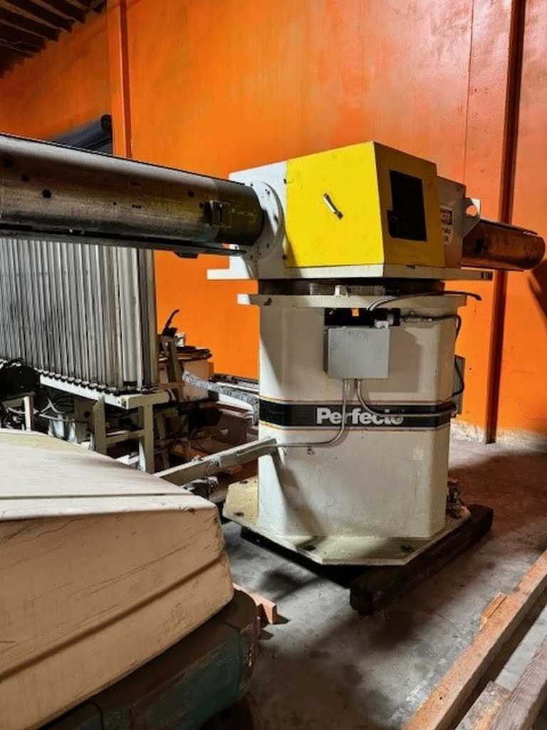 25000 lb. Perfecto #RD-25-62-MH, uncoiler w/ coil car, 62" width, 72" outside dimensions, 15.5"-17" ID, 125 - Image 1