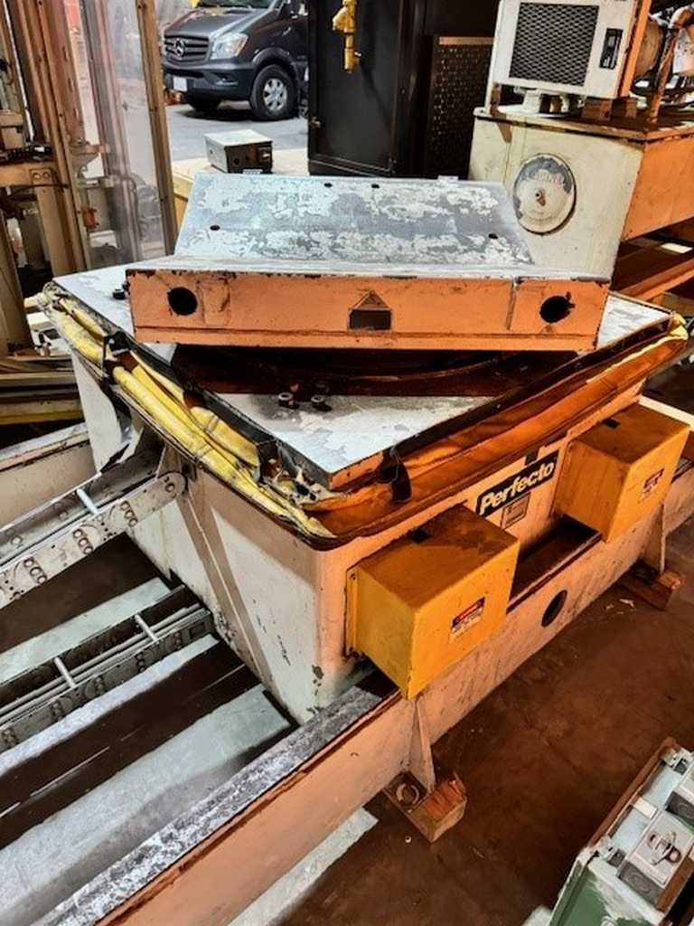 25000 lb. Perfecto #RD-25-62-MH, uncoiler w/ coil car, 62" width, 72" outside dimensions, 15.5"-17" ID, 125 - Image 5