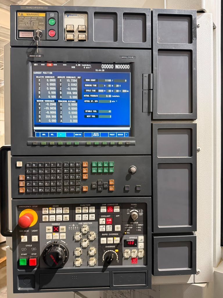 Mori Seiki #NH-4000DCG, CNC horizontal machining center, 60 automatic tool changer, 14000 RPM, #40, 30 HP - Image 7