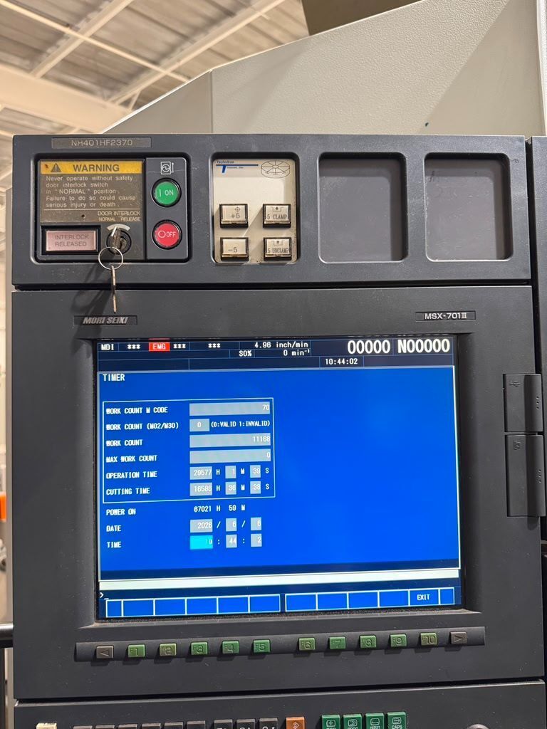 Mori Seiki #NH-4000DCG, CNC horizontal machining center, 60 automatic tool changer, 14000 RPM, #40, 30 HP - Image 8