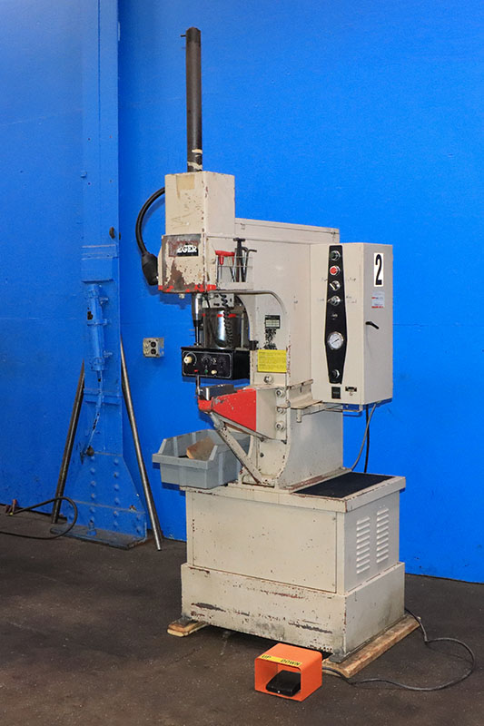 6 Ton, Haeger #HP6-C, hardware insertion press, 8.5" stroke, 18" throat, 3/8" - 8-1/2" vertical upstroke - Image 3