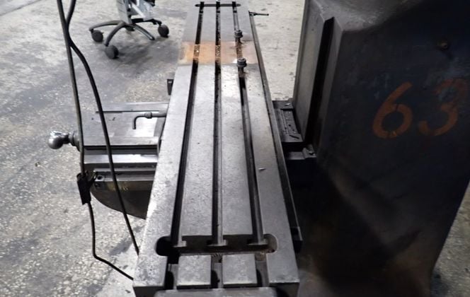 Bridgeport #138961, vertical mill, 48" x 9" table, 1.5 HP, 1730 RPM, 230/460 V. - Image 10