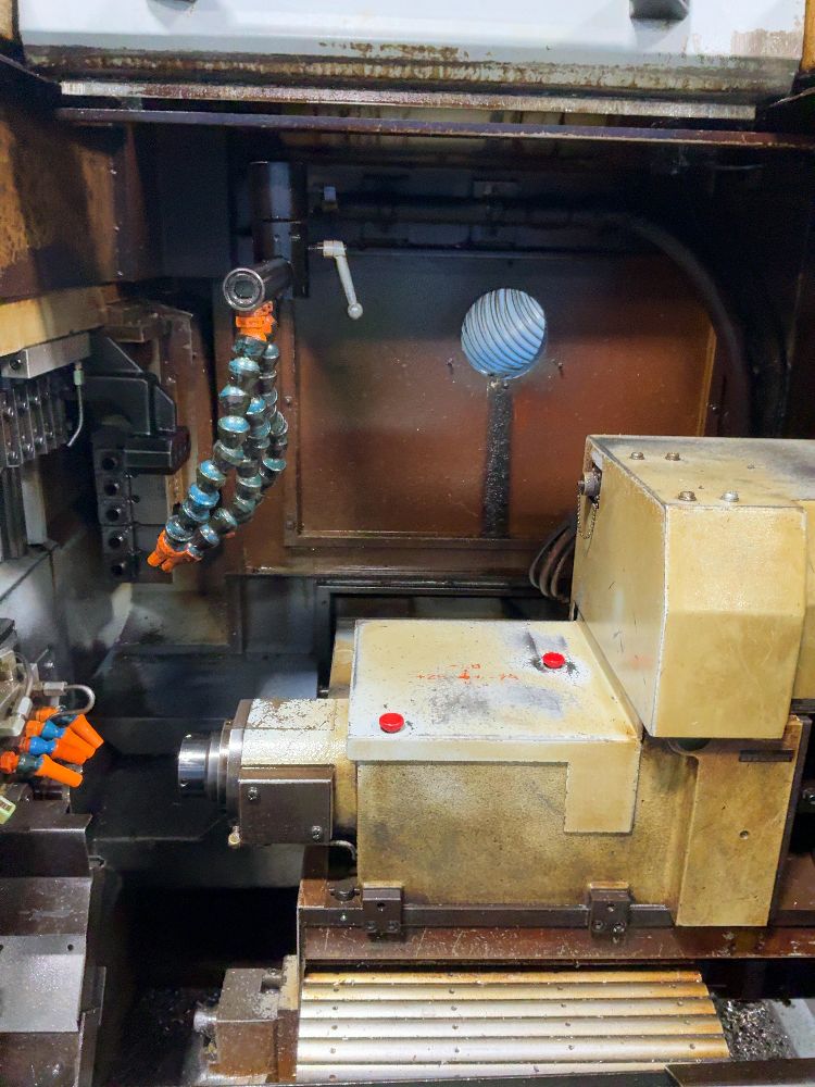 Star Micronics #SR-20R-II, CNC lathe, 1" bore, Fanuc 18i-TB, chip tray, 2004 (2 available) - Image 5