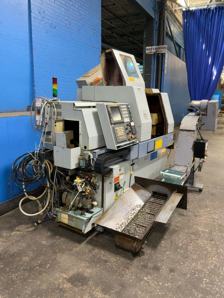 Star Micronics #SR-20R-II, CNC lathe, 1" bore, Fanuc 18i-TB, chip tray, 2004 (2 available) - Image 9