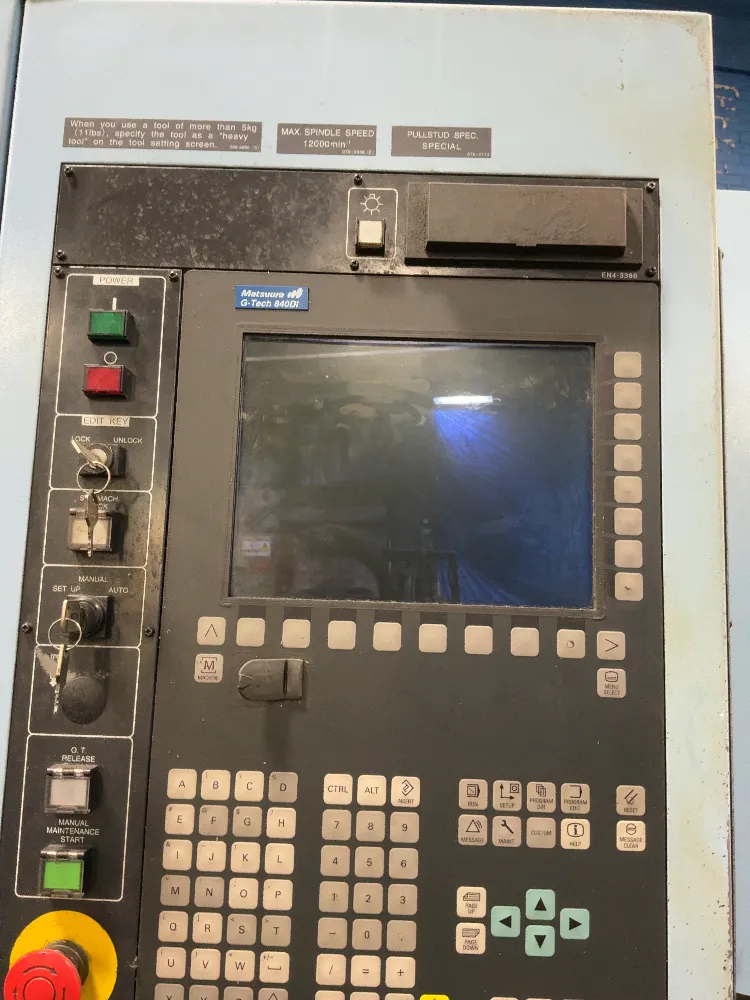 Matsuura #ES-1000V, Vertical CNC Machining Center, 45" X 22", G-tech 840di, 30-ATC, 2007 - Image 3