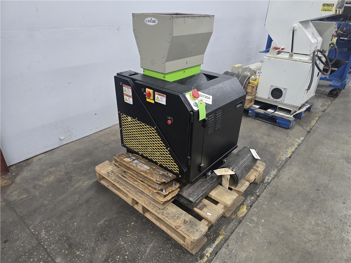 7.8" x 16.5" Conair #817, plastic granulator, 3-knife open rotor, 1/2" screen, 10 HP, 460/3/60 - Image 2