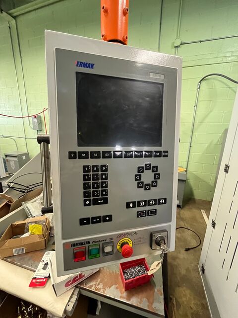 149 Ton, Ermaksan #Power-Bend-Falcon, CNC Hydraulic Press Brake, 122" bending length, 102.4" between - Image 8