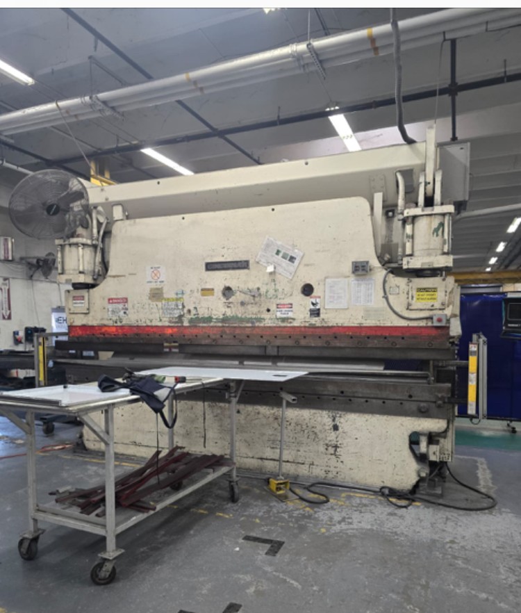 230 Ton, Cincinnati #230CB, hydraulic brake press, 14' overall, hydraulic cylinders rebuilt in 2024 - Image 1