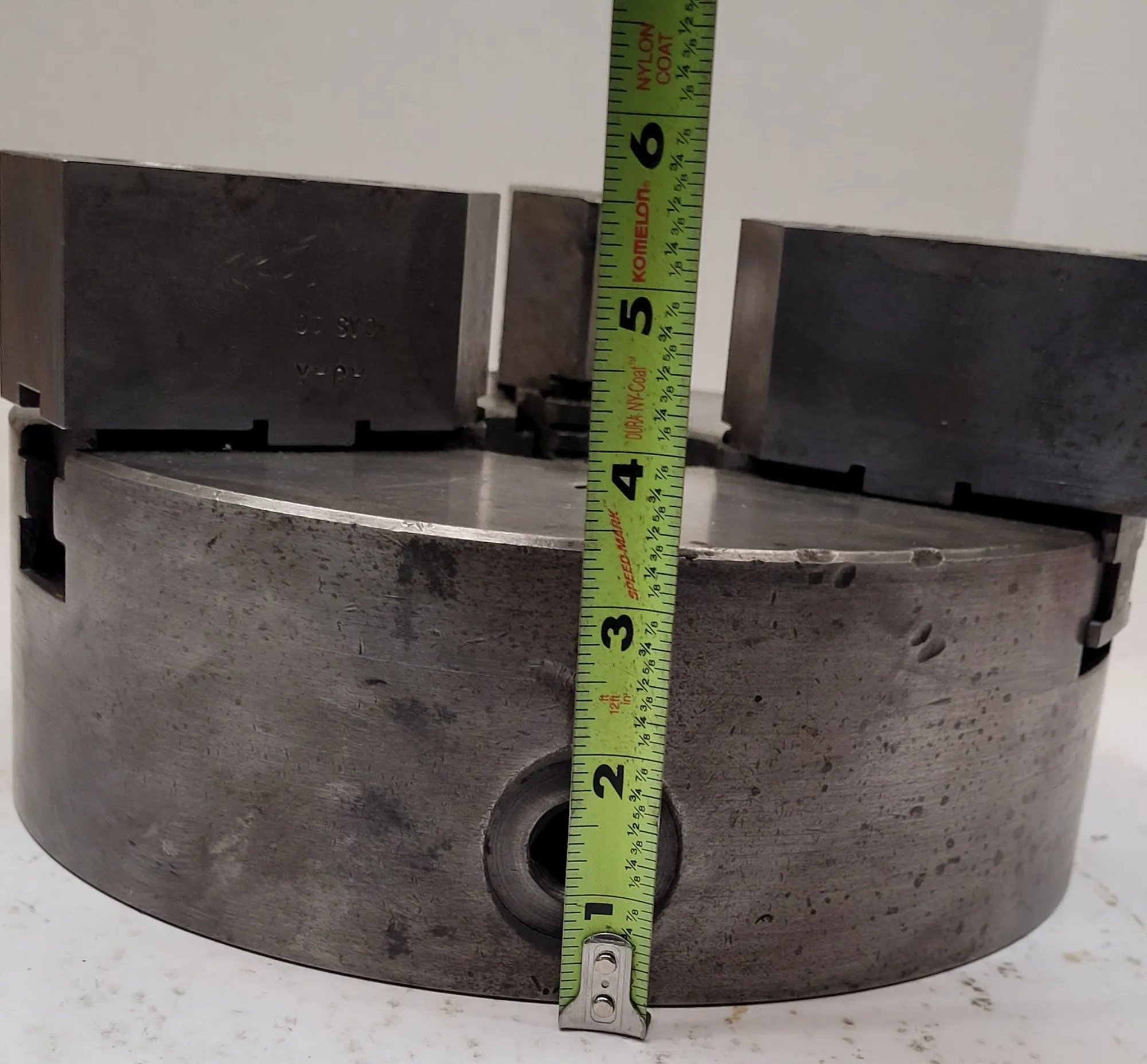 10" Bison, 3-jaw lathe chuck, 3" thru hole, 94107 - Image 7