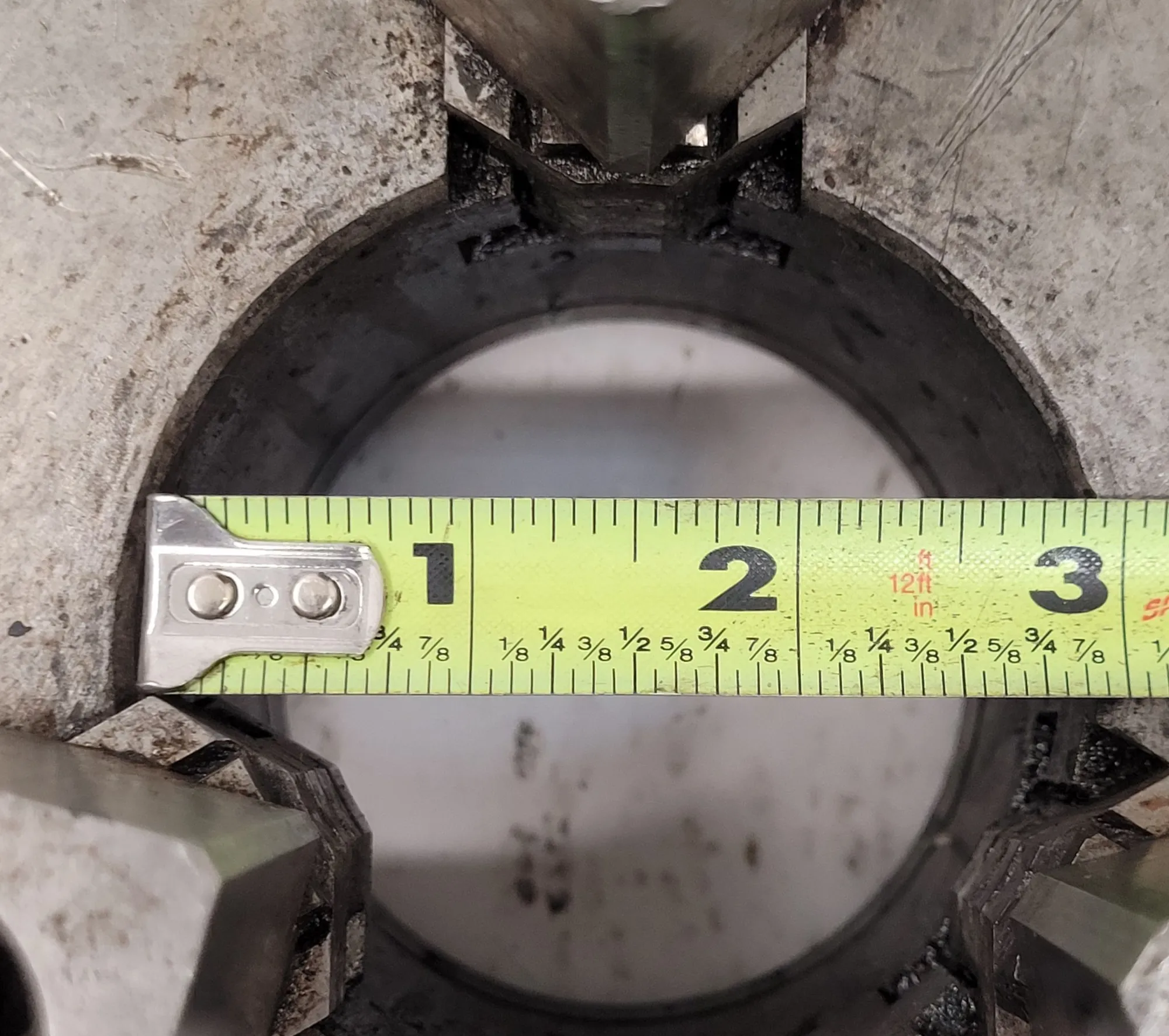 10" Bison, 3-jaw lathe chuck, 3" thru hole, 94107 - Image 8