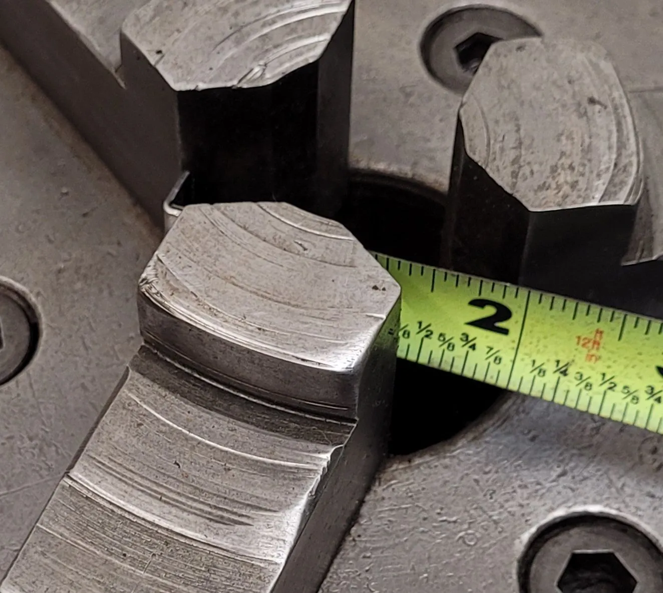 10" Cushman #1034E2, 3-jaw lathe chuck, 2" center hole, 94112 - Image 5