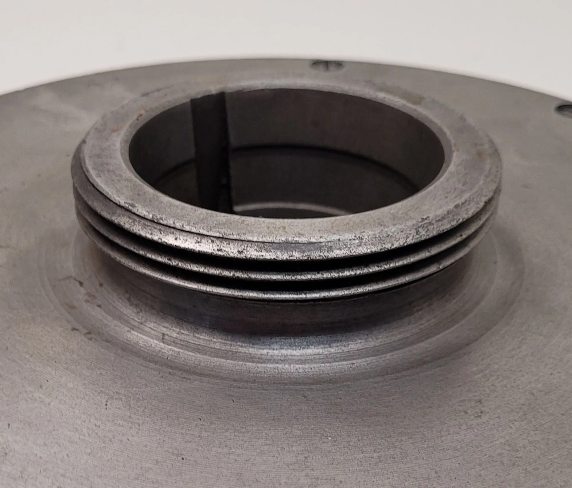 10" Cushman #1034E2, 3-jaw lathe chuck, 2" center hole, 94112 - Image 9