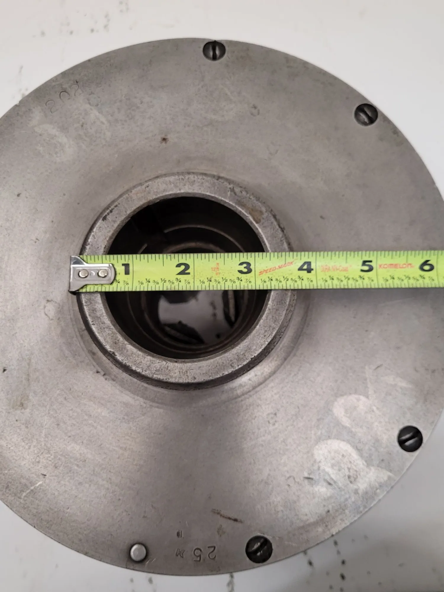 10" Cushman #1034E2, 3-jaw lathe chuck, 2" center hole, 94112 - Image 10
