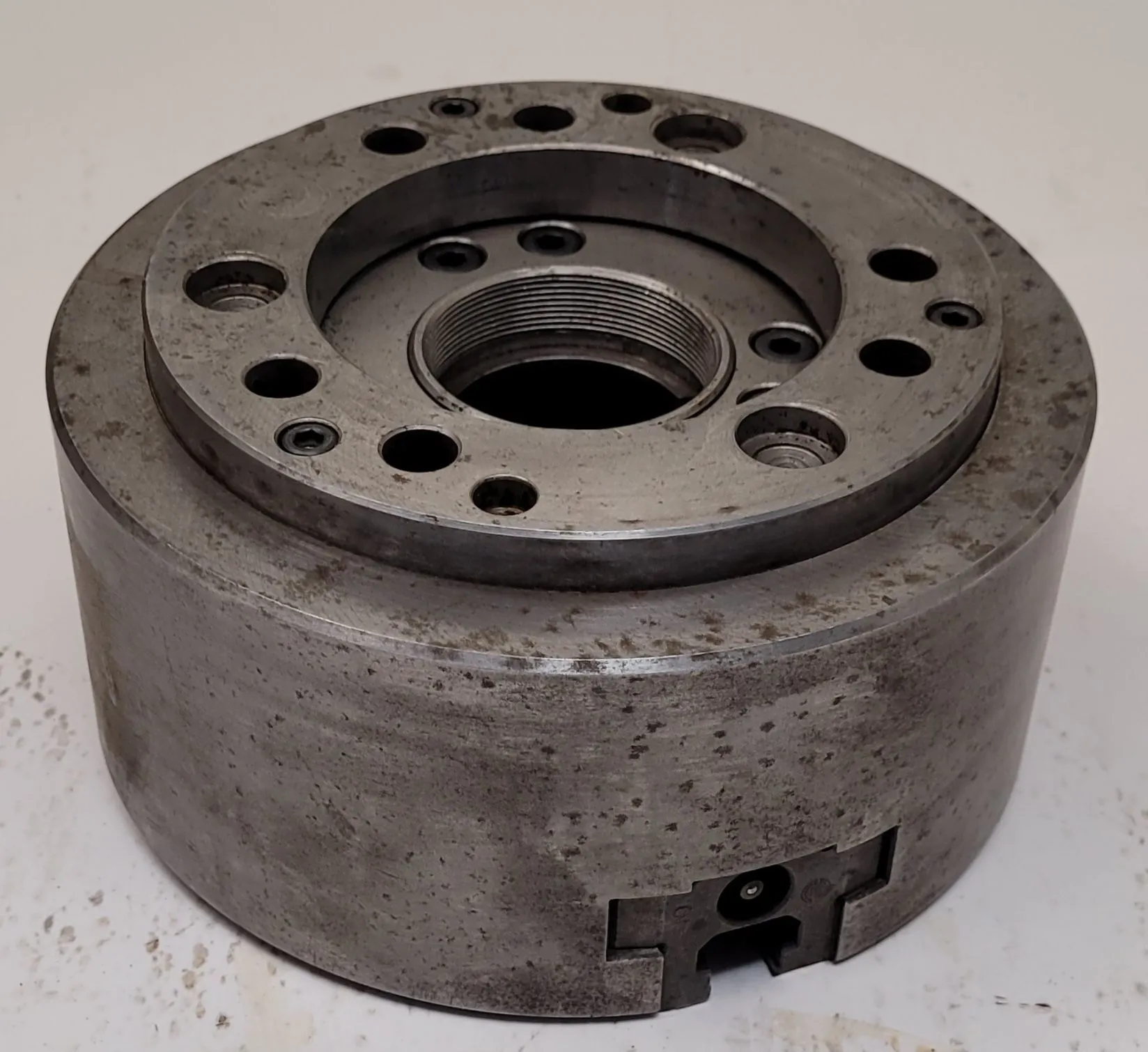 8-1/4" Kitagawa #B-208, 3-jaw open center power lathe chuck, 1.7" thru-hole, 92193 - Image 6